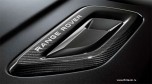Вентиляционная накладка капота ("ноздря"), правая Range Rover Sport 2018 - 2019, чистовой карбон под лаком.