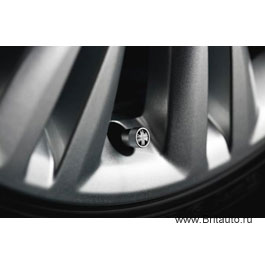 Jaguar: колпачки клапанов на колесные вентили Union Jack, монохромные White/Black