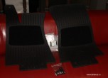 Коврики резиновые передние, комплект, Jaguar XJ до VIN: H32732, черные.