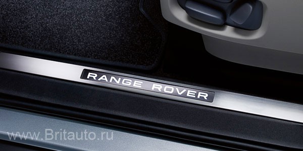 Пороги с подсветкой на range rover sport 2010 - 2013