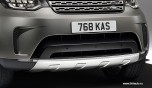 Защита переднего бампера Land Rover Discovery 5 из нержавеющей стали, отделка: bright polished