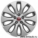 Колесный диск Jaguar XE, модель: Aerodynamic 6,5 х R17, цвет светлый (Silver)