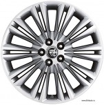 Колесный диск задний 9,5 х R19 Jaguar XF до 2016 м.г., модель: Caravela (Carelia), цвет: Sparkle Silver. 