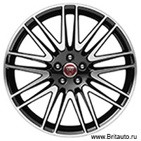 Колесный диск Matrix, 9-ти спицевый, 8,5 x R20, на Jaguar XF All-New, двухцветный - Silver/Black