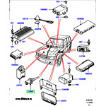Датчик наружного воздуха кондиционера range rover 2002 - 2009