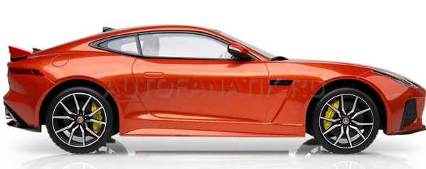 Модель автомобиля Jaguar F-Type SVR Coupe 1:18.
