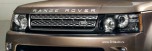 Решетка радиатора Range Rover Sport 2010 - 2013. Решетка - Atlas (светлая), рама - черная.