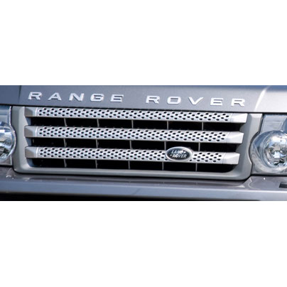 Решетка радиатора Range Rover 2002 - 2010, Brunel с эффектом металлик.