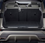 Водонепроницаемый резиновый коврик багажного отделения New Range Rover Evoque 2019, цвет: Black (черный), с удерживающей кромкой.