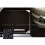 Комплект велюровых ковров Premium из 4-х штук для range rover 2010 - 2012. цвет: Jet Ebony Black (черные)