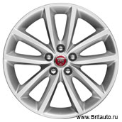 Колесный диск Jaguar, модель: Vortex 7,5 x R18, на Jaguar F-Pace, цвет: Silver (светлый), 10 спиц.
