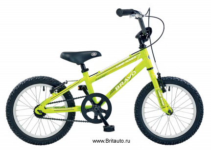 Велосипед детский Land Rover Bike Bravo, ростовка 16 дюймов, цвет: салатовый.