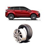 Колесные диски и шины Range Rover Evoque 2012 - 2018.