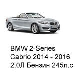 ТО BMW 2 Cabrio, 2014 - 2016, 2,0 Бензин 245 л.с