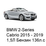 ТО BMW 2 Cabrio, 2015 - 2019, 1,5 Бензин 136 л.с
