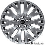 Kahn RS Cosworth 9 x R20 Hyper Silver. Колесный диск Land Rover Discovery 4, 5, Range Rover 2010 - 2019 и Range Rover Sport 2010 - 2019