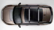 Land Rover Discovery Sport:, рейлинги и поперечины панорамной крыши, светлые (Silver) и черные (Black)