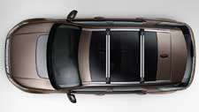 Land Rover Discovery Sport:, рейлинги и поперечины панорамной крыши, светлые (Silver) и черные (Black) Land Rover Discovery Sport:, рейлинги и поперечины панорамной крыши, светлые (Silver) и черные (Black)