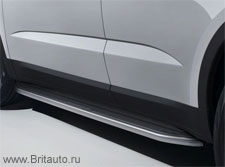 Jaguar E-Pace, боковые подножки фиксированные. Jaguar E-Pace, боковые подножки фиксированные.