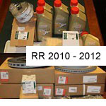 ТО Range Rover 2010 - 2012: фильтры, масла, тормозные колодки, тормозные диски, датчики износа колодок.