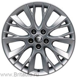 Колесный диск Jaguar XF, модель: Lyra, 8,5 x R18, цвет: Silver.