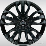 Диск колесный R21 Range Rover 2013 - 2019 и Range Rover Sport 2014 - 2019, отделка: Gloss Black Finish (черный глянцевый).