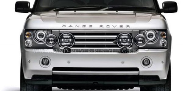 Комплект фар - галогенов прожекторного типа для range rover 2002 - 2009