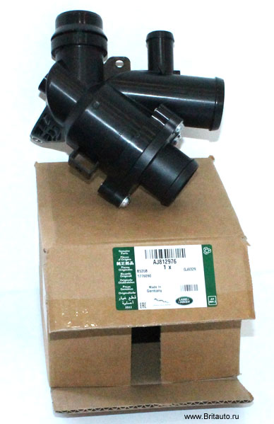 Термостат 3,0Л - 5,0Л Бензин Jaguar XF 2009 - 2015, Jaguar XJ 2010 - 2019, Jaguar XK, Jaguar F-Pace, Jaguar F-Type, Jaguar XE. Оригинал Jaguar, в оригинальной упаковке.