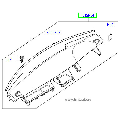 Панель приборов land rover discovery iii и range rover sport 2005 - 2009