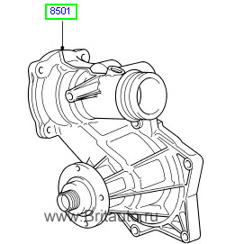 Насос водяной range rover 2002 - 2012