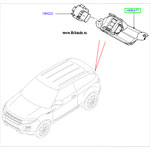 Молдинг заднеей двери багажного отделения Range Rover Evoque, с гнездом под камеру