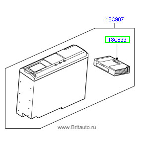 Магазин CD-ченджера, ALPINE, на Range Rover 2002 - 2012, RRS 2005 - 2013, LR Discovery III - IV