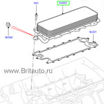 Масляный радиатор двигателя 3,0Л - 5,0Л Бензин Range Rover Velar, Range Rover 2010 - 2017, Range Rover Sport 2010 - 2017, Land Rover Discovery 4 - 5. Оригинал Land Rover, в оригинальной упаковке.