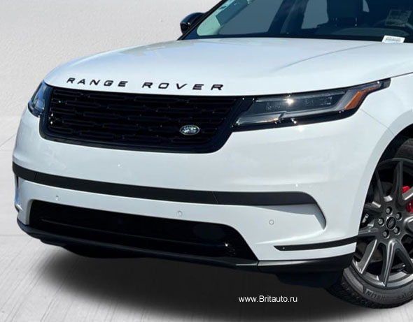 Бампер передний Range Rover Velar S, без омывателей фар, с камерой кругового обзора 3D. Запчасть оригинальная новая Land Rover, в оригинальной коробке.