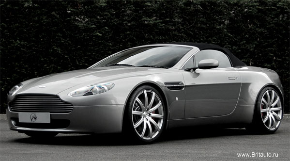 Колесный диск 9 х r20 kahn rs-v aston marton, цвет: siver. на переднюю пару.