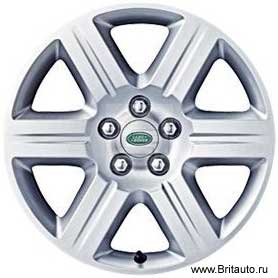 Диск колёсный 7,5 х R17 Land Rover Freelander 2, 6 спиц, цвет: sparkle silver