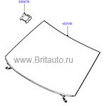 Стекло лобовое (без подогрева) land rover freelander