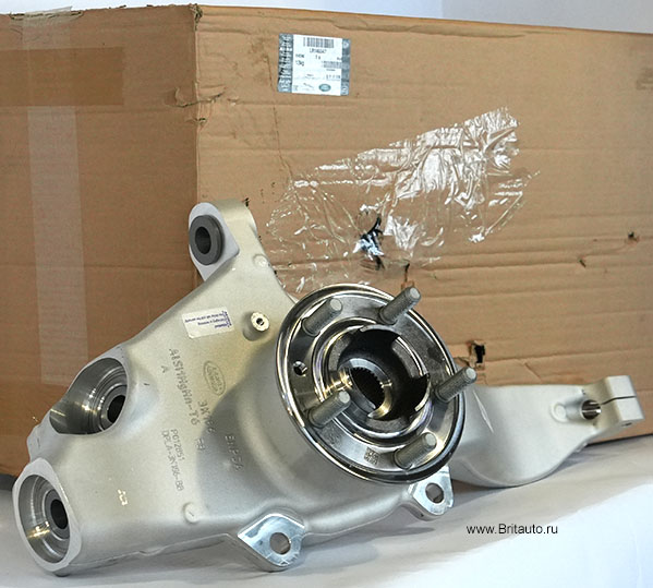 Кулак переднего левого колеса Range Rover Sport 2014 - 2017, в сборе с подшипником и ступицей. Оригинал Land Rover 100%, в оригинальной упаковке. 