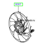 Вентилятор охлаждения двигателя land rover / range rover