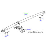 Вал карданный Land Rover Freelander 2 в сборе, на механическую МКПП, до VIN: DH331686