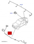 Жгут проводов парковки переднего бампера Range Rover Sport 2005 - 2009 и LR Discovery 3, с парктрониками и ПТФ