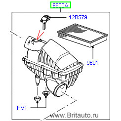 Воздухоочиститель левый lr doscovery 3, 4 и range rover spoer 2005 - 2013