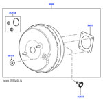 Вакумный усилитель тормозов в сборе EVOQUE, DISCOVERY SPORT