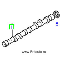 Распределительный вал LR Freelander 1996 - 2006 , 2,5Л Бензин, коробка автомат