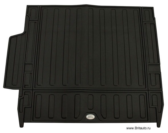 Коврик багажного отделения плоский резиновый Land Rover Discovery 5, цвет: Black (черный)