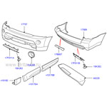 Обвес (body-kit) range rover sport autobiography 2009 - 2013, под камеры в бампере и в заднем спойлере. полная система обзора