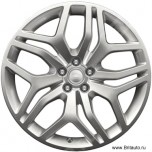 Колесный диск R22 Range Rover 2013 - 2021 и Range Rover Sport 2014 - 2022, цвет: Sparkle Silver. Запчасть оригинальная новая Land Rover, в оригинальной коробке.