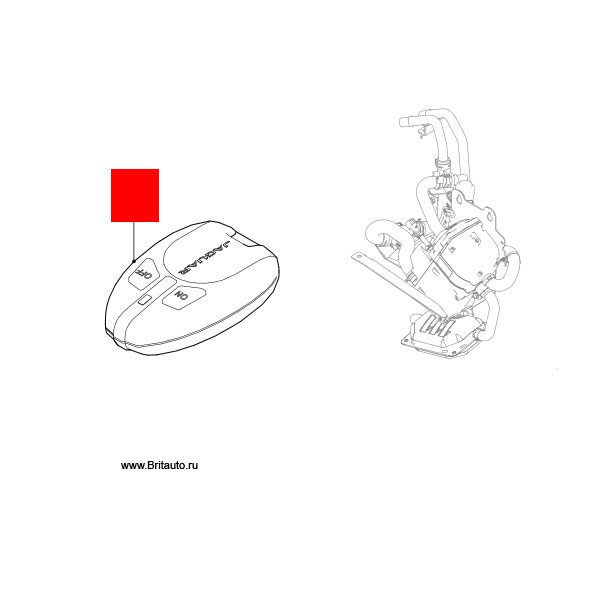 Пульт дистанционного управления топливного обогревателя Jaguar XE, Jaguar XF 2015 - 2020, Jaguar F-Pace