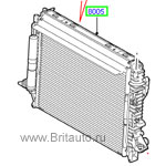 Радиатор ДВС 2,7Л Дизель Land Rover Discovery 3 - 4, Range Rover Sport 2005 - 2009. Оригинал Land Rover, в оригинальной упаковке. 