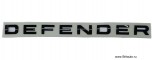 Надпись DEFENDER на капот Land Rover Defender 2020 - 2025, цвет: Narvik Black. Оригинал Land Rover, в оригинальной упаковке.